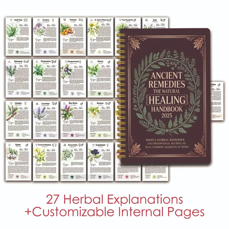 Health & Wellness Resources - Natural Remedies Handbook with Ancient Cures
