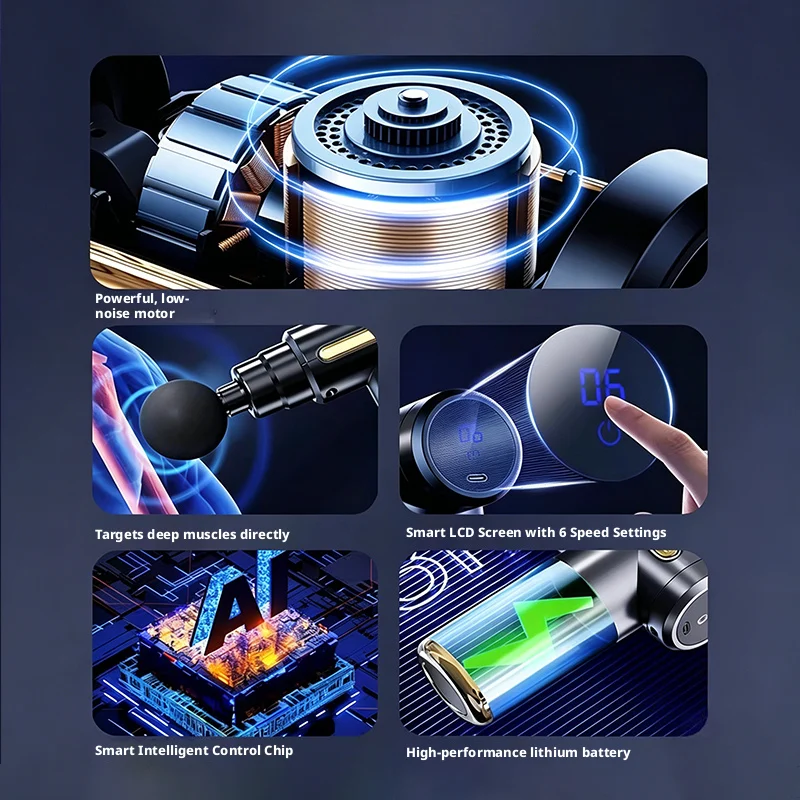 6 Speed Mini Electric Fascia G - Health Wellness Massage review and price