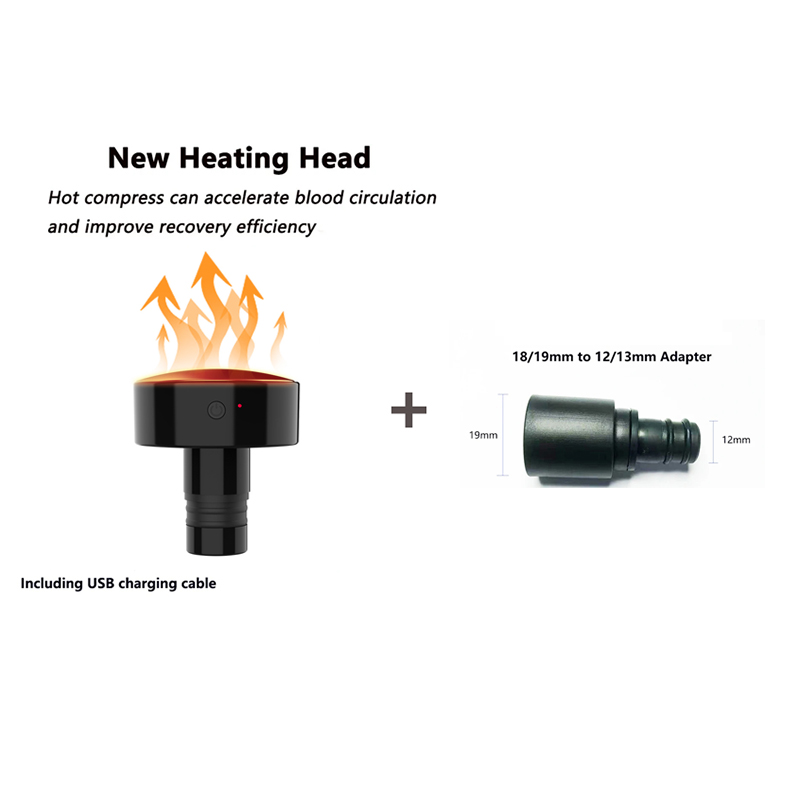 New Heat Fascia Gun Massage He - Health Wellness Massage review and price