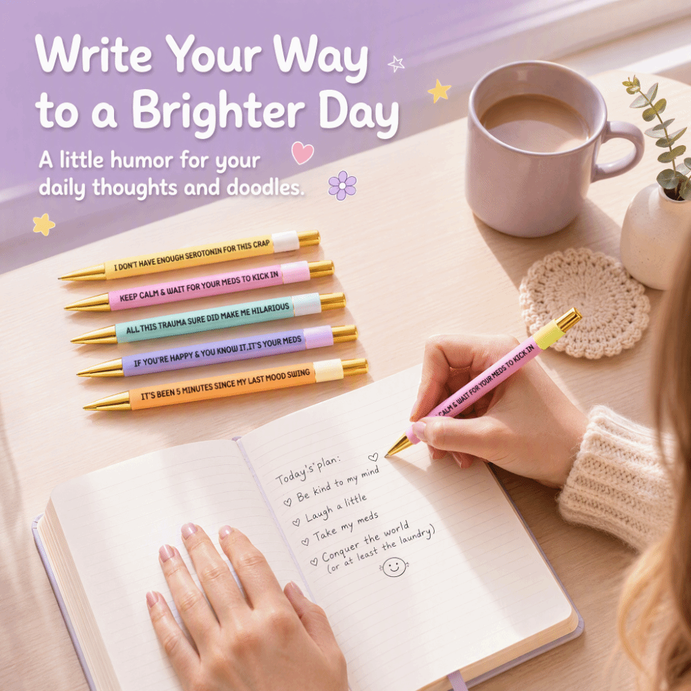 Wellness Funny Ballpoint Pens  - Health Wellness Office review and price