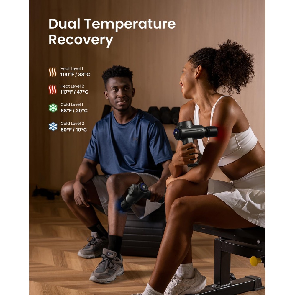 US Local Stock Massage Gun wit - Massage Gun Deep Tissue review and price