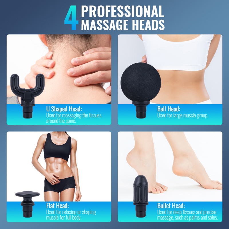 Long Handle Muscle Gun Full Bo - Massage Gun Deep Tissue review and price