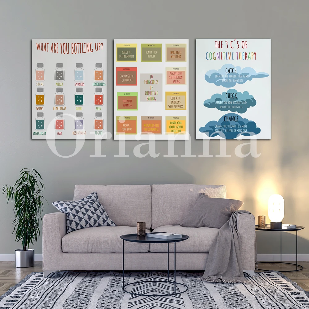 Therapy Mental Health Canvas P - Health Wellness Office review and price